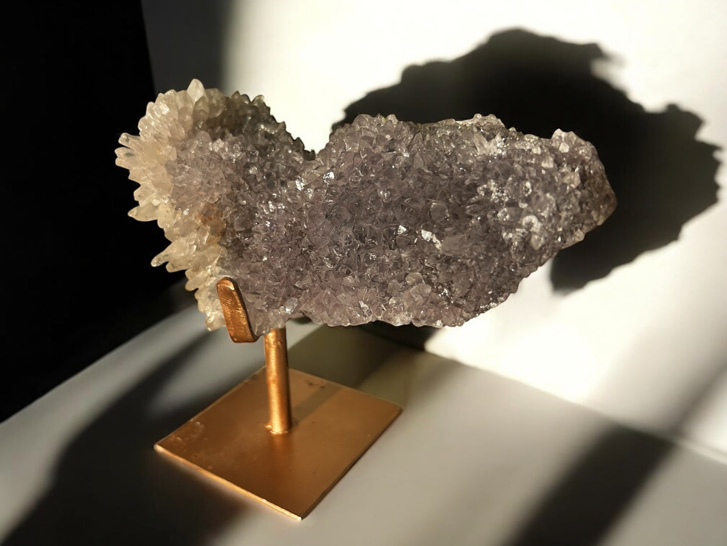 Amethystformation auf Ständer