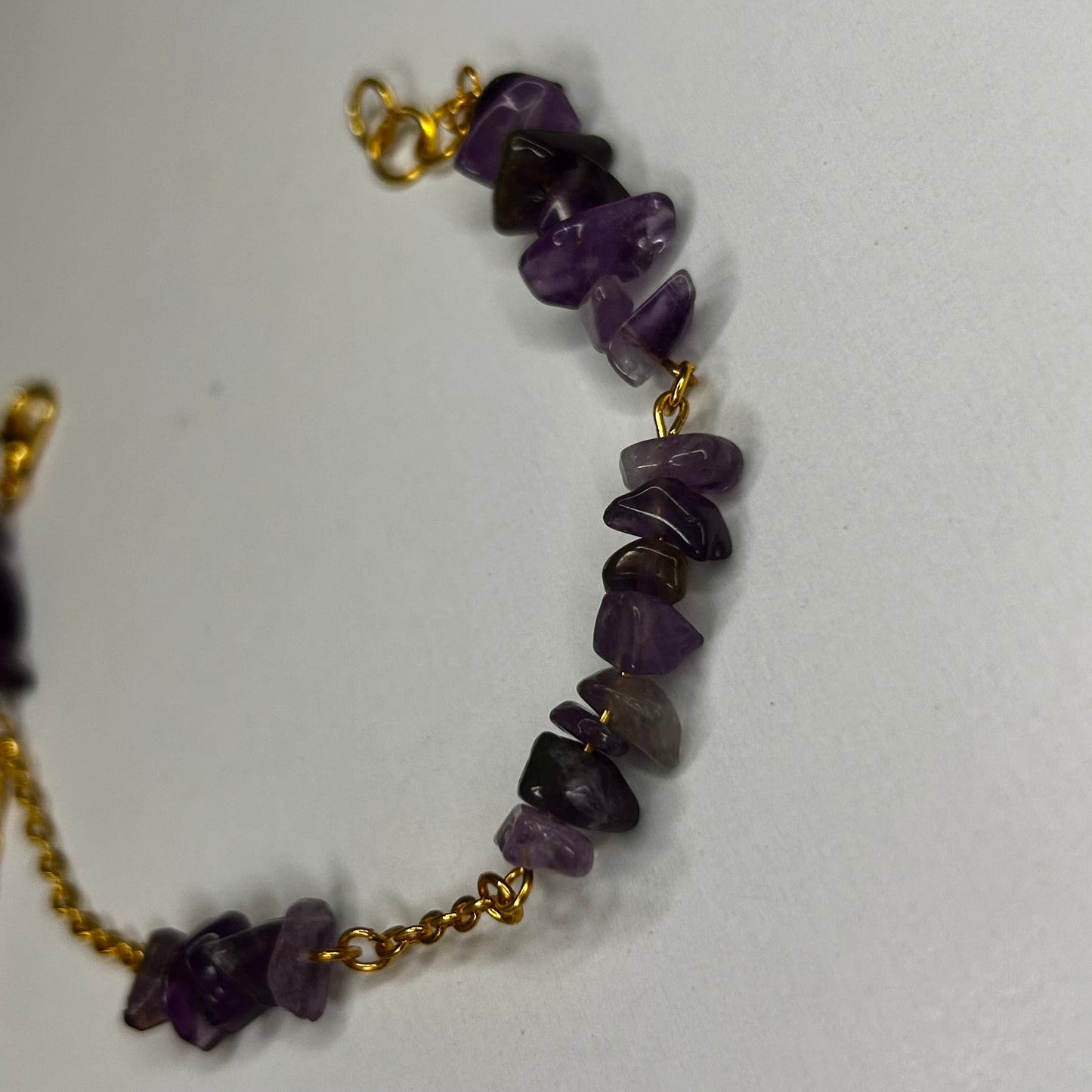 Amethystsplitter-Armkette