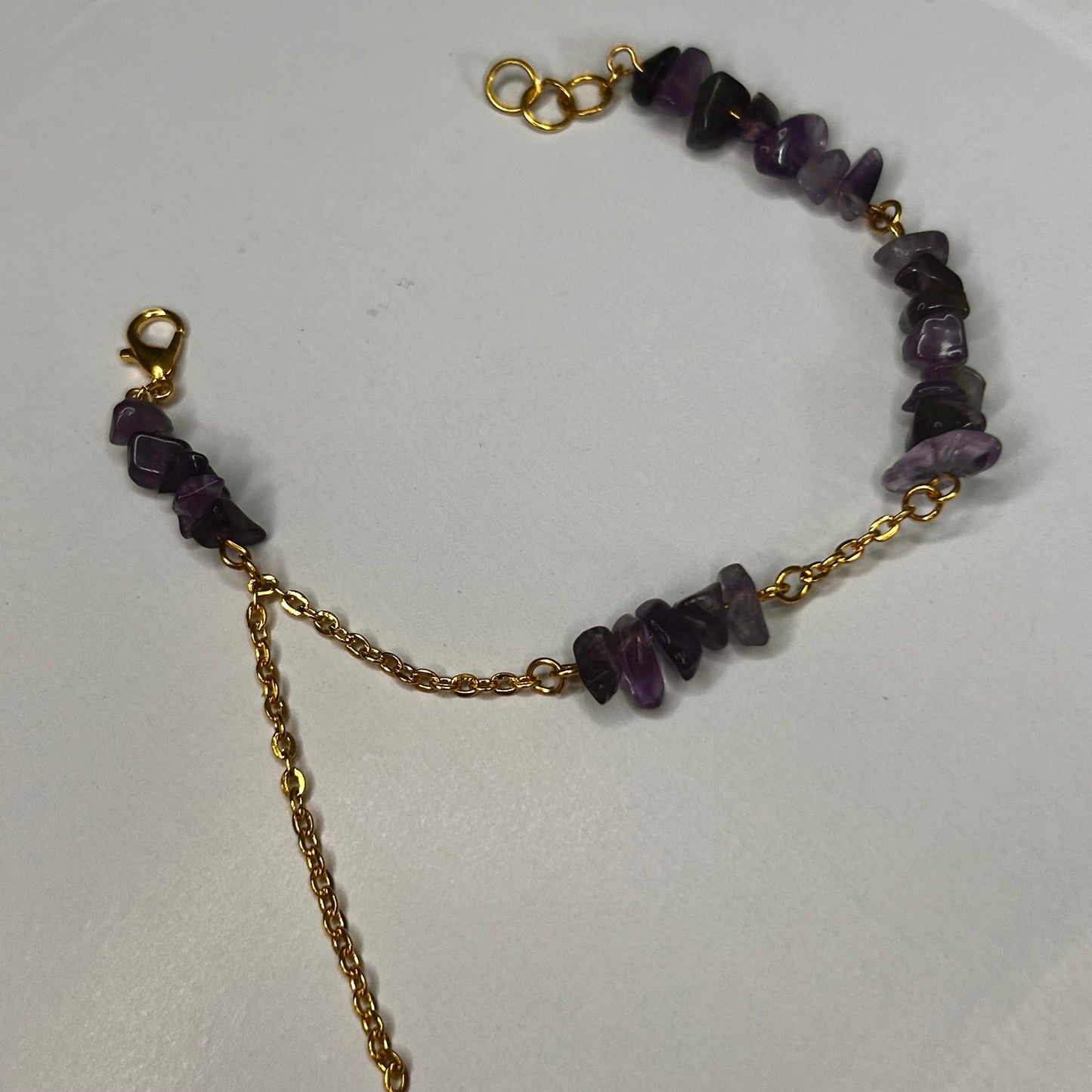 Amethystsplitter-Armkette