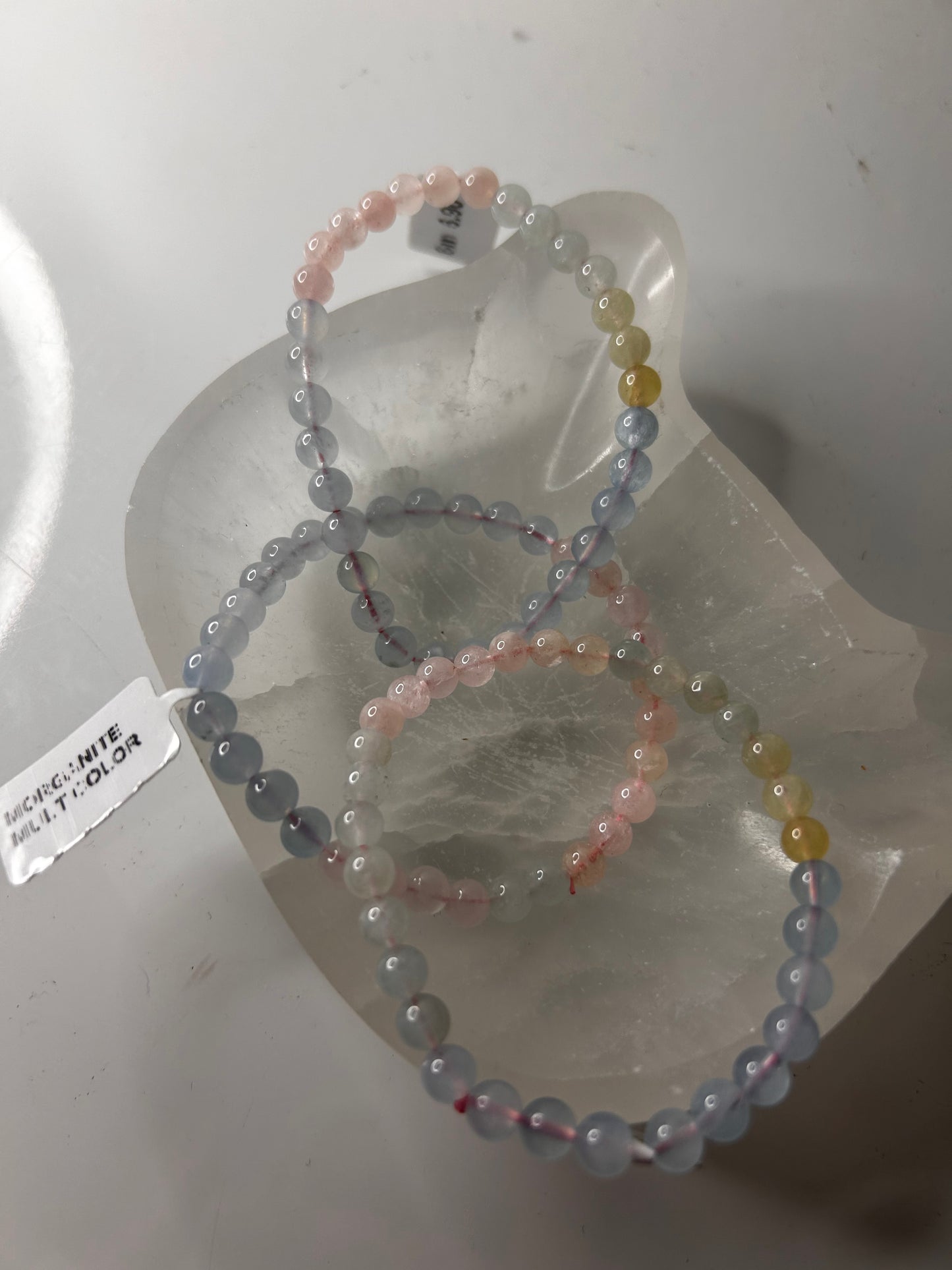 AAA-Morganit Armband 6mm