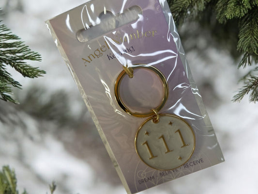 Angel number 111 keychain