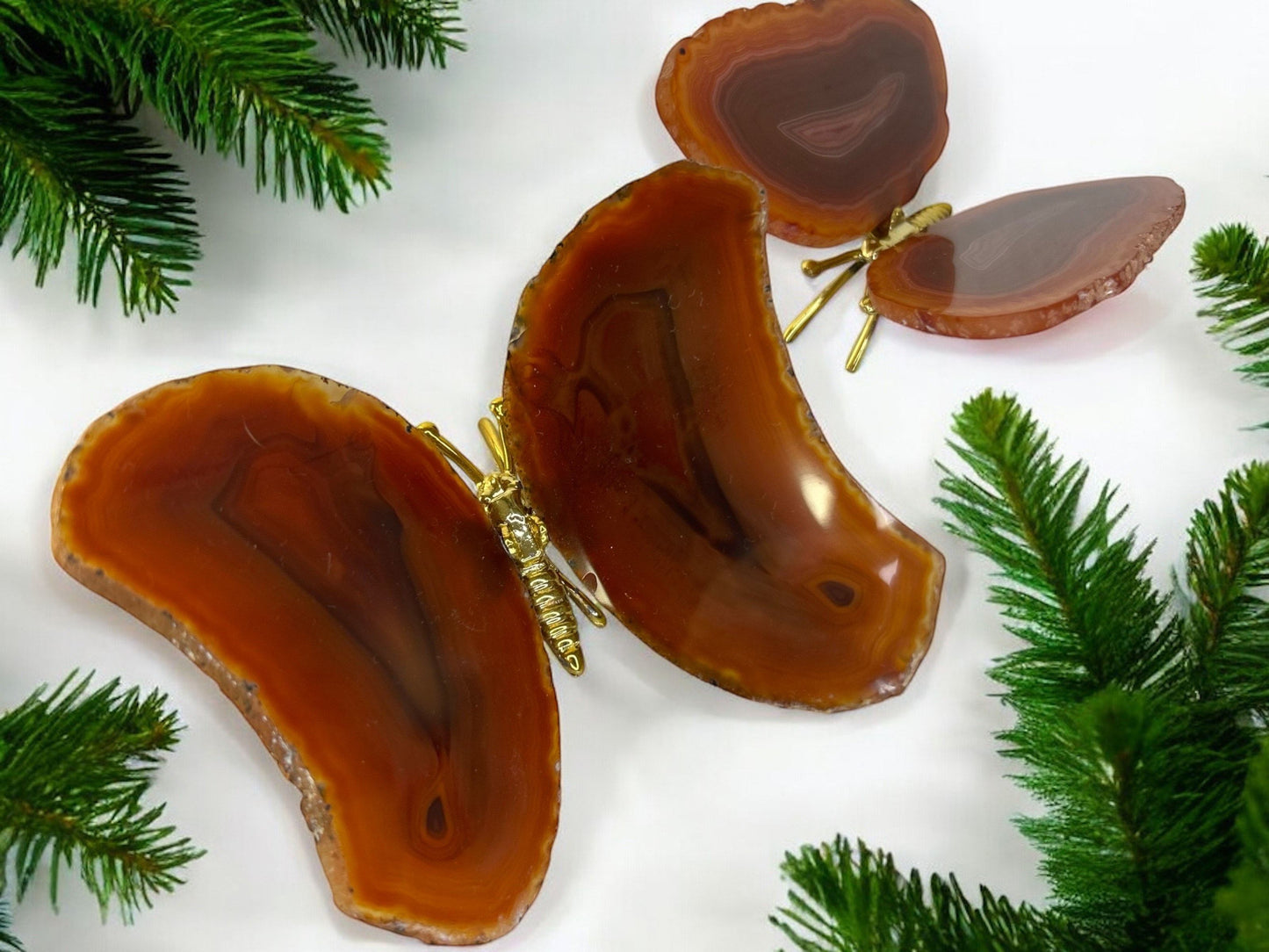 Achat-Schmetterling Rot