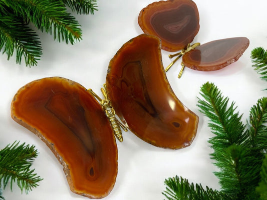Achat-Schmetterling Rot