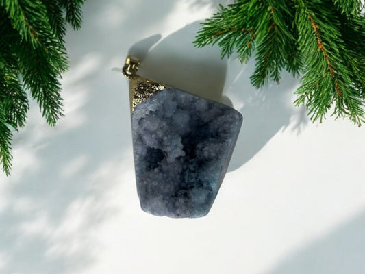 Blue Agate Pendant