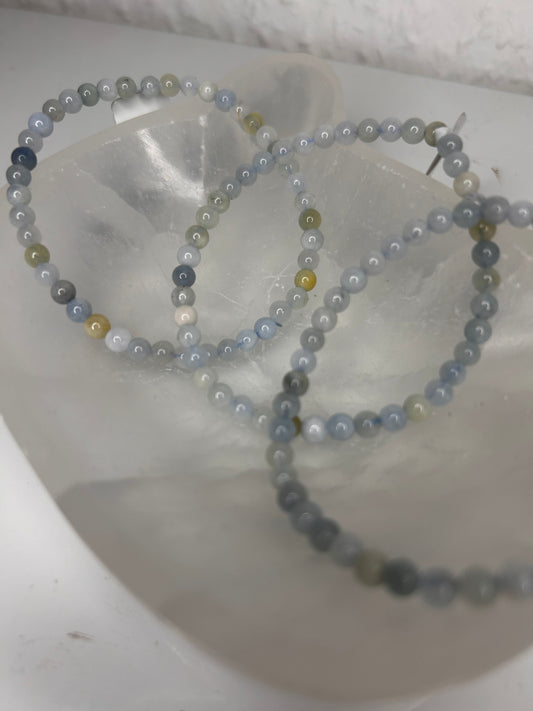 Aquamarin-Armband 4mm