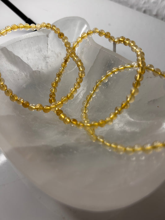 Citrin Armband 4mm